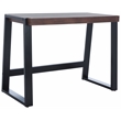 Safavieh Dennings Wood Desk in Walnut / Black