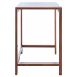 Safavieh Halleck Wood Desk in Black / Brown