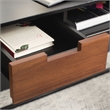 Safavieh Vance 2 Drawer 1 Shelf Wood Desk in Black / Brown