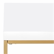 Safavieh Cass Wood Desk  in White / Gold