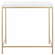 Safavieh Cass Wood Desk  in White / Gold