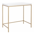 Safavieh Cass Wood Desk  in White / Gold