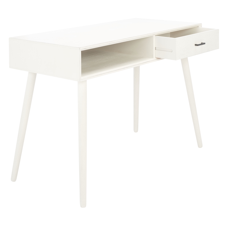 Safavieh Remy 1 Drawer Wood Writing  Desk in White