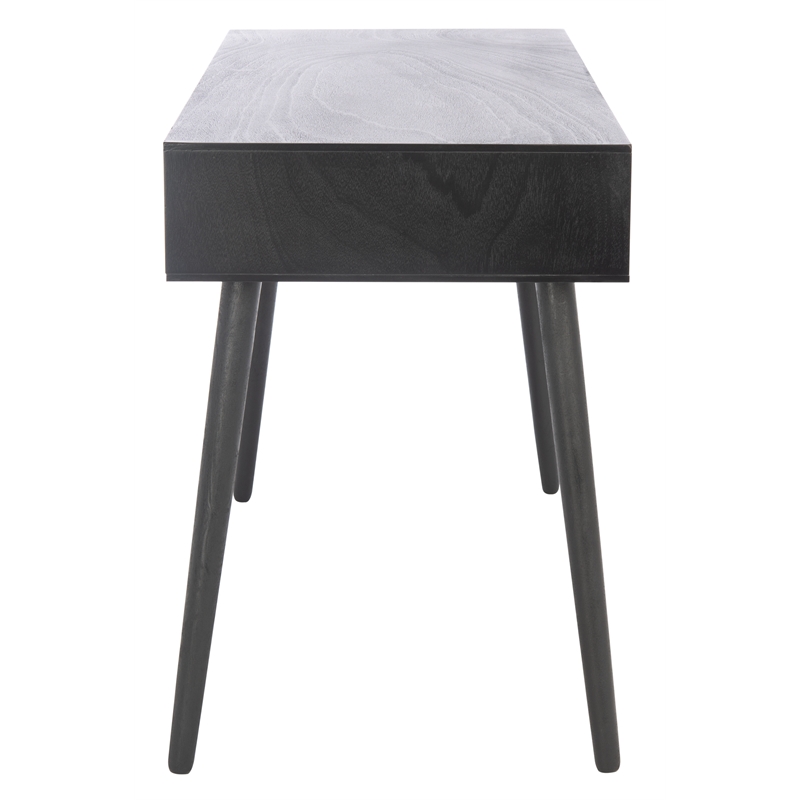 Safavieh Remy 1 Drawer Wood Writing Desk in Black