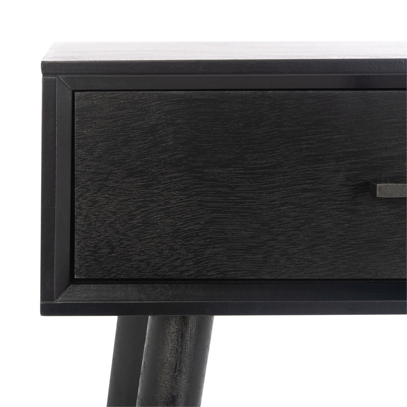 Safavieh Remy 1 Drawer Wood Writing Desk in Black