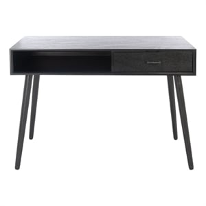 Safavieh Remy 1 Drawer Wood Writing Desk in Black