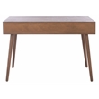 Safavieh Remy 1 Drawer  Wood Writing Desk in Brown