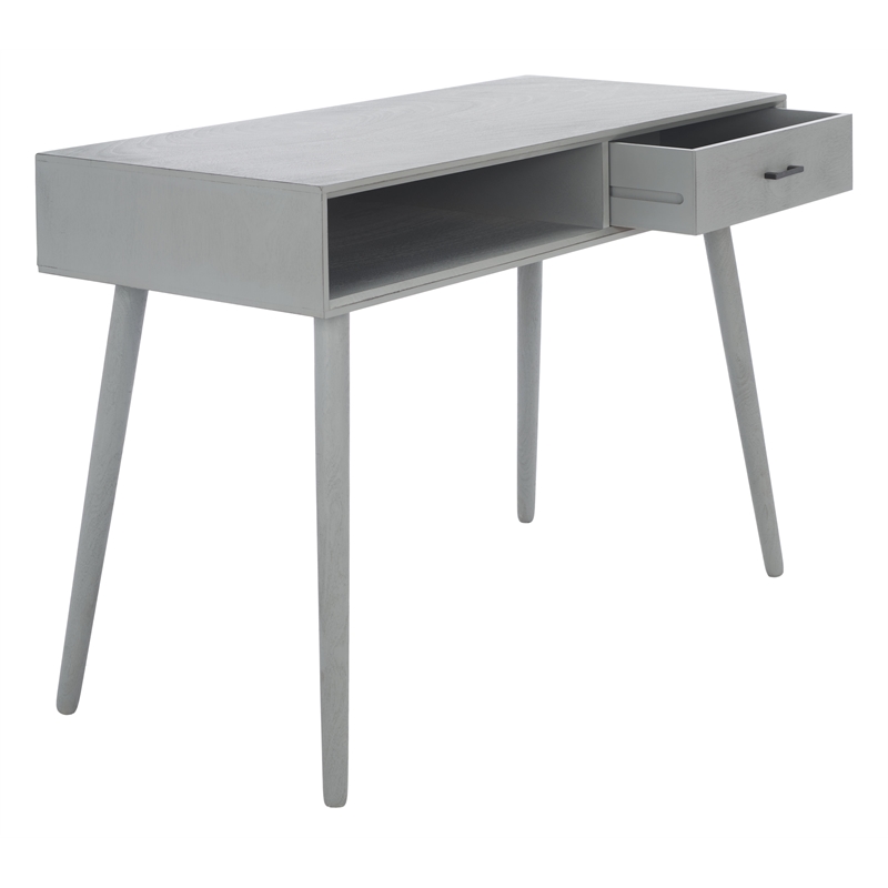 Safavieh Remy 1 Drawer Wood Writing  Desk in Gray