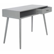 Safavieh Remy 1 Drawer Wood Writing  Desk in Gray