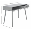 Safavieh Remy 1 Drawer Wood Writing  Desk in Gray