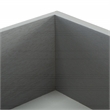 Safavieh Remy 1 Drawer Wood Writing  Desk in Gray