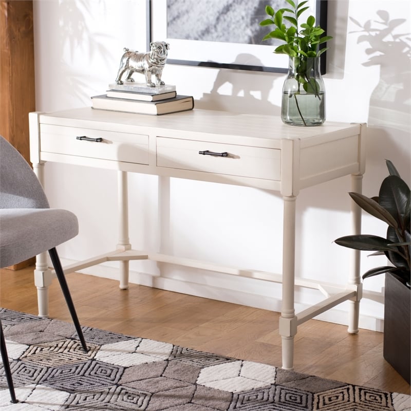 Safavieh Filbert Wood Writing Desk in White
