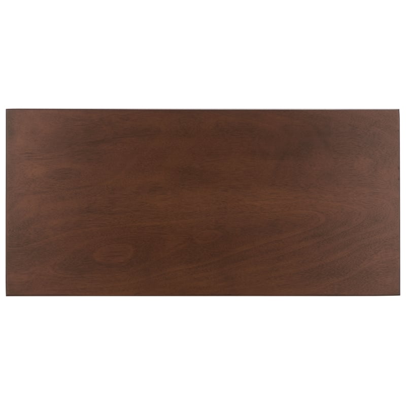 Safavieh Layce 2 Drawer Wood Desk  in Brown