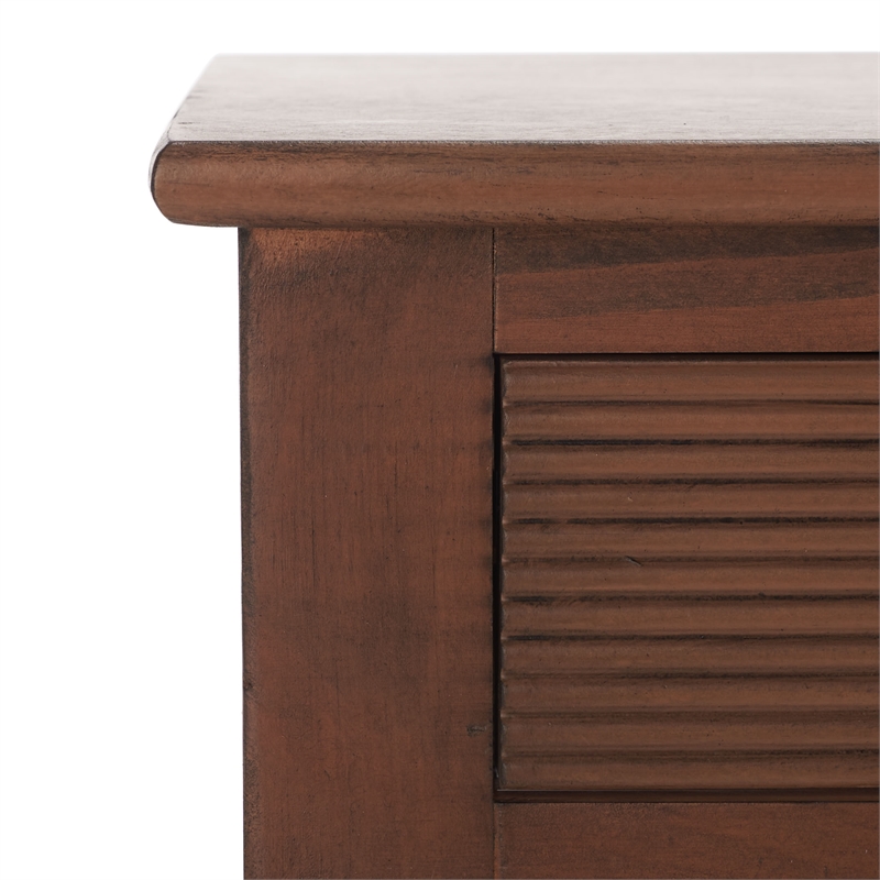 Safavieh Layce 2 Drawer Wood Desk  in Brown