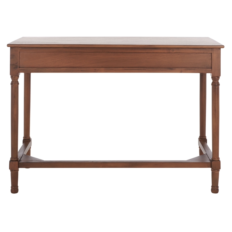Safavieh Layce 2 Drawer Wood Desk  in Brown