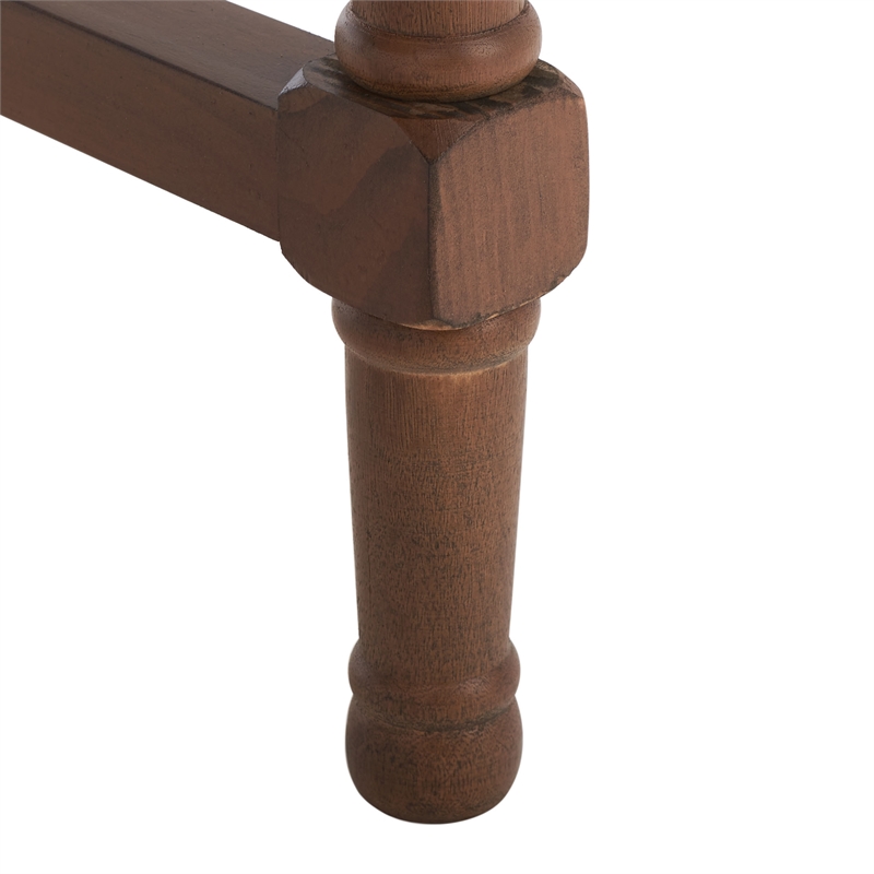 Safavieh Layce 2 Drawer Wood Desk  in Brown