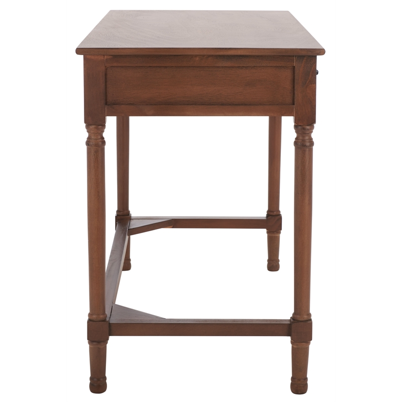 Safavieh Layce 2 Drawer Wood Desk  in Brown
