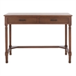 Safavieh Layce 2 Drawer Wood Desk  in Brown