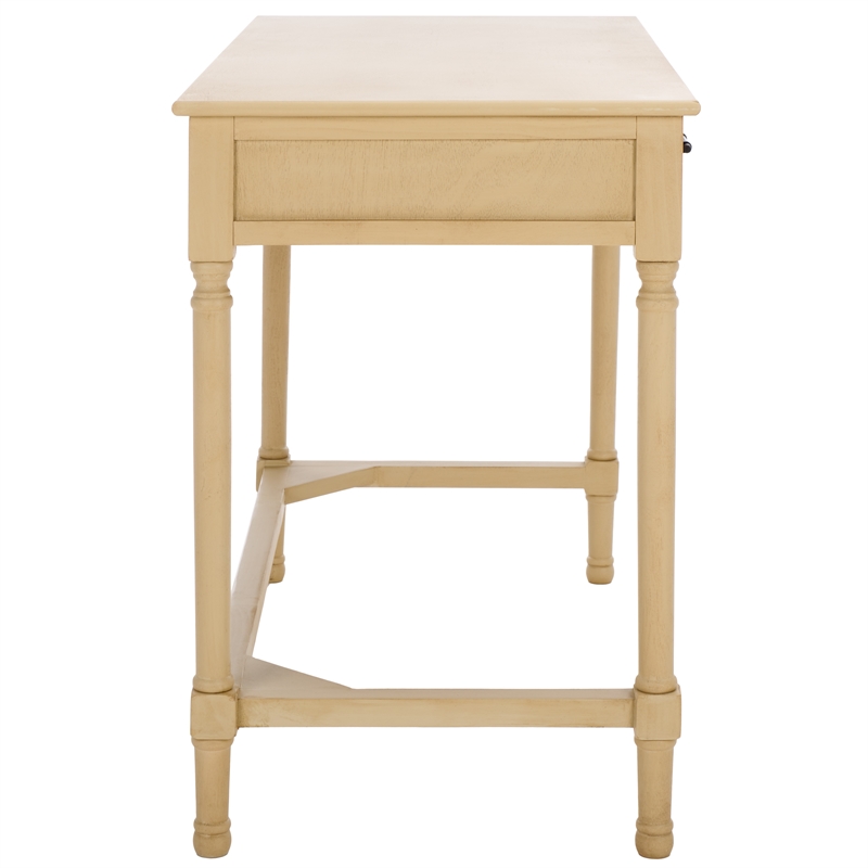 Safavieh Layce 2 Drawer Wood Desk in Natural