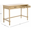 Safavieh Layce 2 Drawer Wood Desk in Natural
