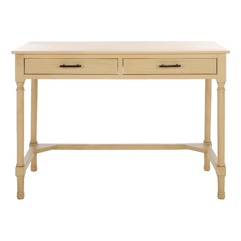 Safavieh Layce 2 Drawer Wood Desk in Natural