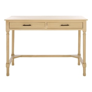 Safavieh Layce 2 Drawer Wood Desk in Natural