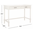 Safavieh Mckinlee 2 Drawer Wood Desk  in White