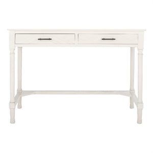 Safavieh Mckinlee 2 Drawer Wood Desk  in White