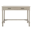 Safavieh Mckinlee 2 Drawer Wood Desk in Taupe