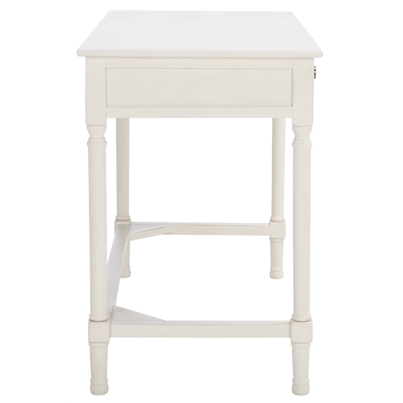 Safavieh Ryleigh 2 Drawer Wood Desk in White