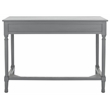 Safavieh Ryleigh 2 Drawer Wood Desk in Gray
