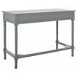 Safavieh Ryleigh 2 Drawer Wood Desk in Gray