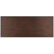 Safavieh Hawthorn 3 Drawer Wood Desk in Brown