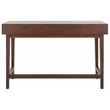 Safavieh Hawthorn 3 Drawer Wood Desk in Brown