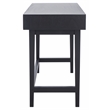 Safavieh Hawthorn 3 Drawer Wood Desk in Black