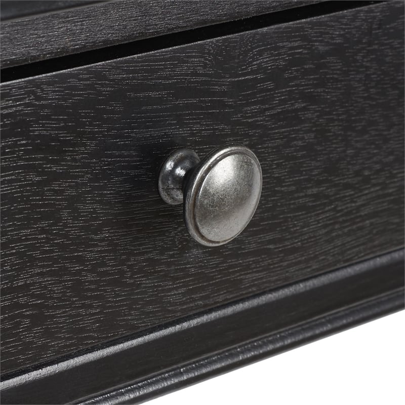 Safavieh Arina 1 Drawer Wood Desk  in Black