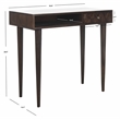 Safavieh Zinnia Wood Desk in Walnut
