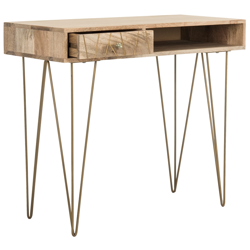 Safavieh Marigold Wood Desk in Natural