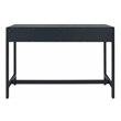 Safavieh Esther 2 Drawer Iron and Wood Desk in Navy