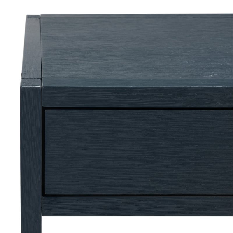 Safavieh Esther 2 Drawer Iron and Wood Desk in Navy
