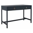 Safavieh Esther 2 Drawer Iron and Wood Desk in Navy