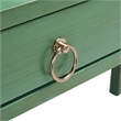 Safavieh Esther 2 Drawer Iron and Wood Desk  in Turquoise