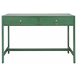 Safavieh Esther 2 Drawer Iron and Wood Desk  in Turquoise