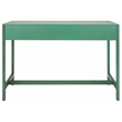Safavieh Esther 2 Drawer Iron and Wood Desk  in Turquoise