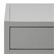 Safavieh Esther 2 Drawer Iron and Wood Desk in Gray