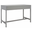 Safavieh Esther 2 Drawer Iron and Wood Desk in Gray