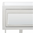 Safavieh Enzo 2 Drawer Wood Mirrored Desk in Silver / Mirror