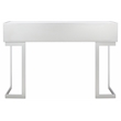 Safavieh Enzo 2 Drawer Wood Mirrored Desk in Silver / Mirror