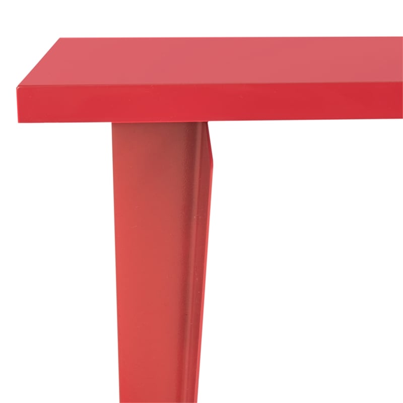 Safavieh Chapman Wood and Iron Desk in Red