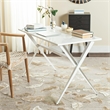 Safavieh Chapman Wood and Iron Desk in White